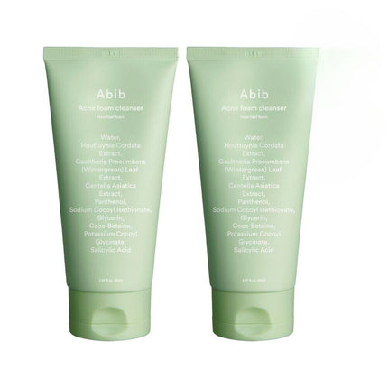 Abib Acne Foam Cleanser Heartleaf Foam 150mL Double Pack