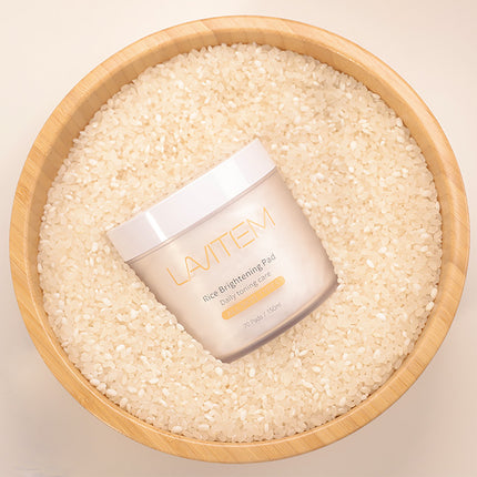 Labitem Rice Brightening Skin Pad 70 Sheets
