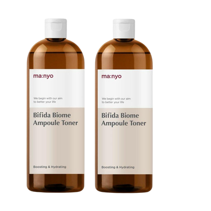 ma:nyo Factory Bifida Biome Ampoule Toner 400mL Double Offer