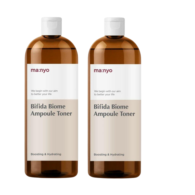 ma:nyo Factory Bifida Biome Ampoule Toner 400mL Double Offer