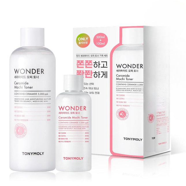 TONYMOLY Wonder Ceramide Mochi Toner Special Set 500ml+100ml
