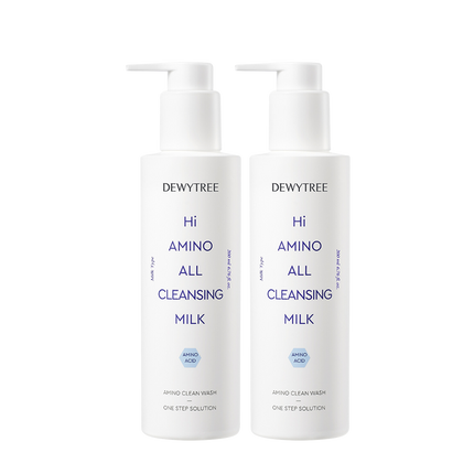 Dewytree Hi Amino All Cleansing Milk 1+1 Special Set (200mL+200mL)