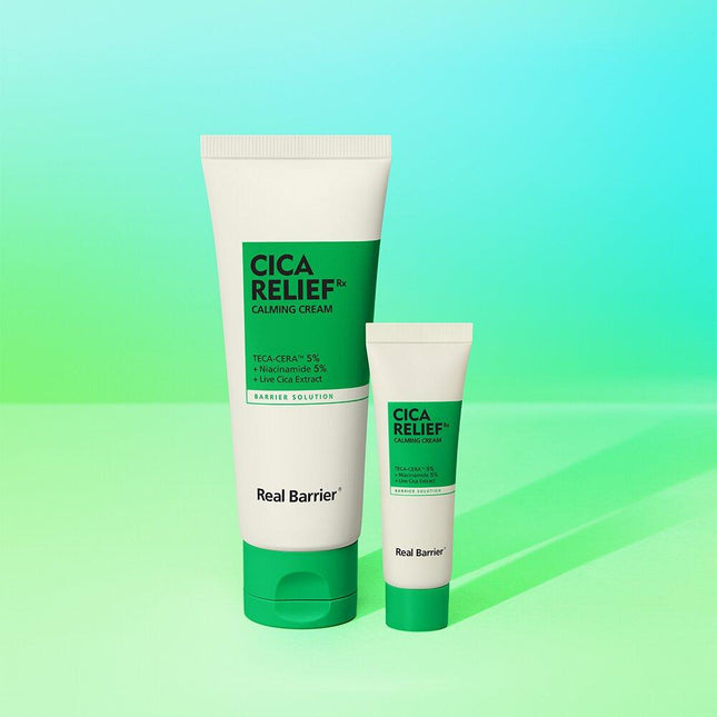 Real Barrier Cica Relief RX Calming Cream 60mL Special Set (+10mL)