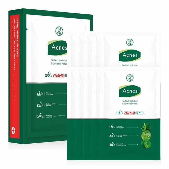 Acnes Perfect Solution Soothing Mask Sheet 10ea