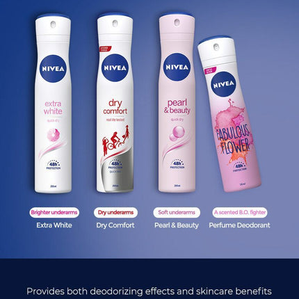 NIVEA Extra White Deodorant Roll On 50ml