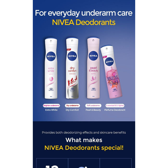 NIVEA Extra White Deodorant Roll On 50ml
