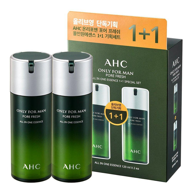 AHC Only For Man Pore Fresh All In One Essence 2-for-1 Special Set