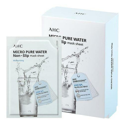 AHC Micro Pure Water Non-Slip Mask Sheet 10 Sheets