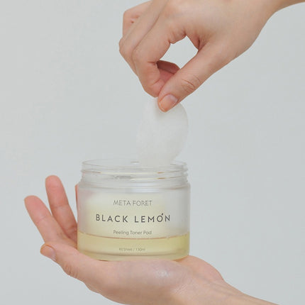 Metaforet Black Lemon Peeling Toner Pad 60p 130ml