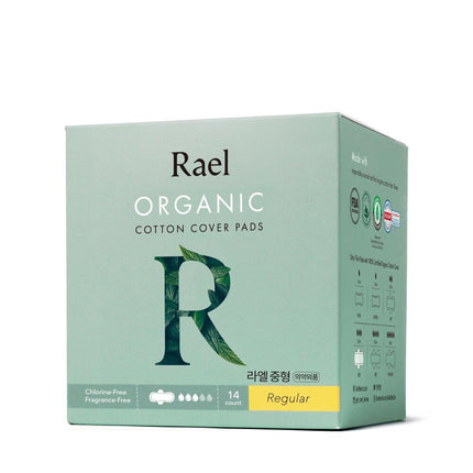 Rael Organic Cotton Cover Pads Regular 14P