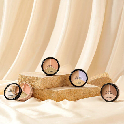 The SAEM Cover Perfection Triple Pot Concealer 4 Colors