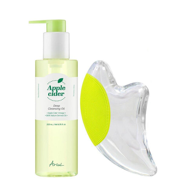 Ariul Apple Cider Deep Cleansing Oil + Crystal Guasha Special Set