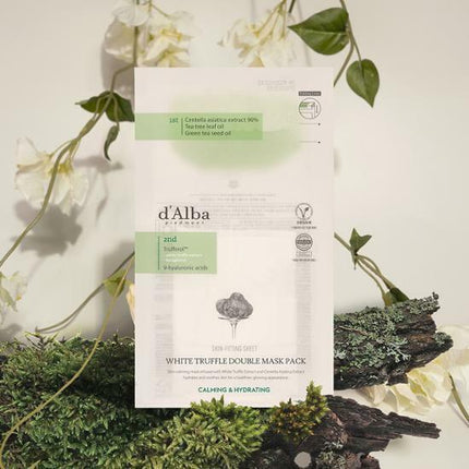 d'Alba White Truffle Double Mask Pack Sheet [Calming & Hydrating]