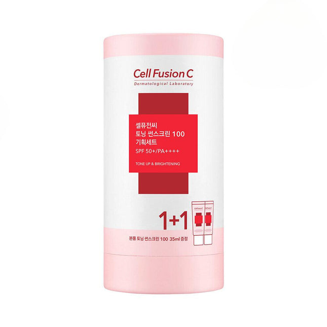 Cell Fusion C Toning Sunscreen Twin Pack SPF50+/PA++++ (35ml + 35ml)