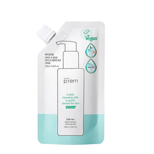 makeprem Safe Me Relief Moisture Cleansing Milk 100mL