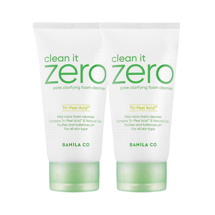 BANILA CO Clean It Zero Pore Clarifying Foam Cleanser 150mL 1+1 Special Set