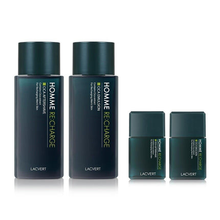 LACVERT Homme Re:charge Cica Aftershave / Emulsion Set (+Miniature 2 PCS)