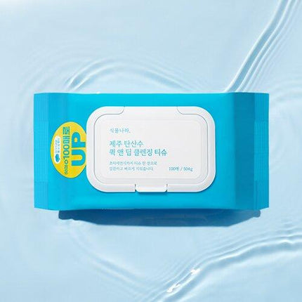 Shingmulnara Jeju Sparkling Water Quick & Deep Cleansing Tissue 100 Sheets