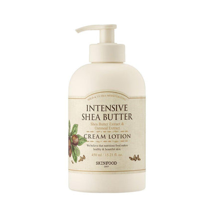 SKINFOOD Intensive Shea Butter Cream Wash / Lotion 450mL