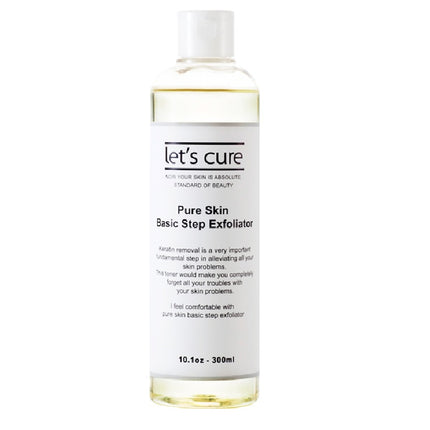 Let's Cure Pure Skin Basic Step Exfoliator Keratin Toner 300ml