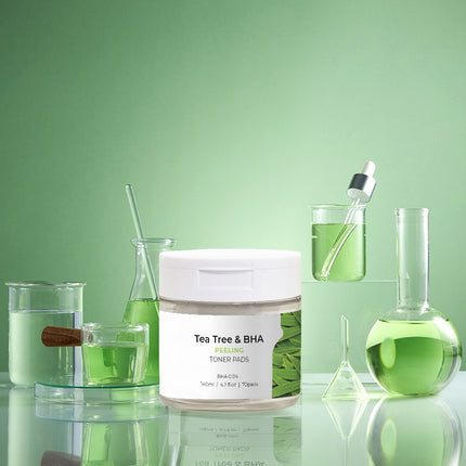 J.Cosmec Tea Tree Toner Pad 140ml, 70 sheets