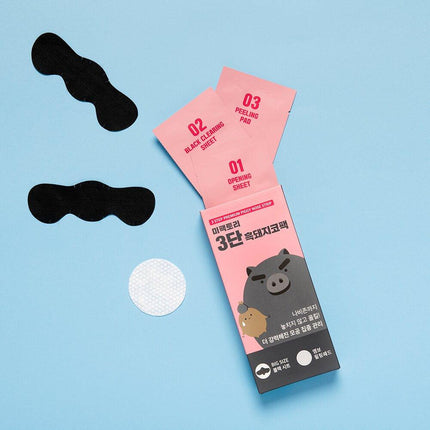 Me factory 3-step Black Piggy Nose Strip 3 Sheets