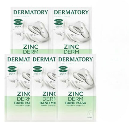 Dermatory Pro Cica Zincderm Band Mask Sheet 5P Special Set