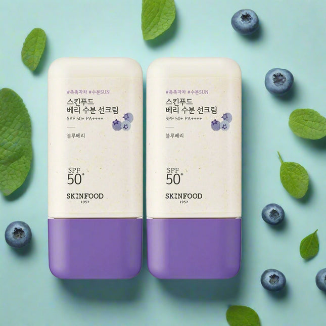 SKINFOOD Berry Moisturizing Sun Cream Double Set 50ml+50ml