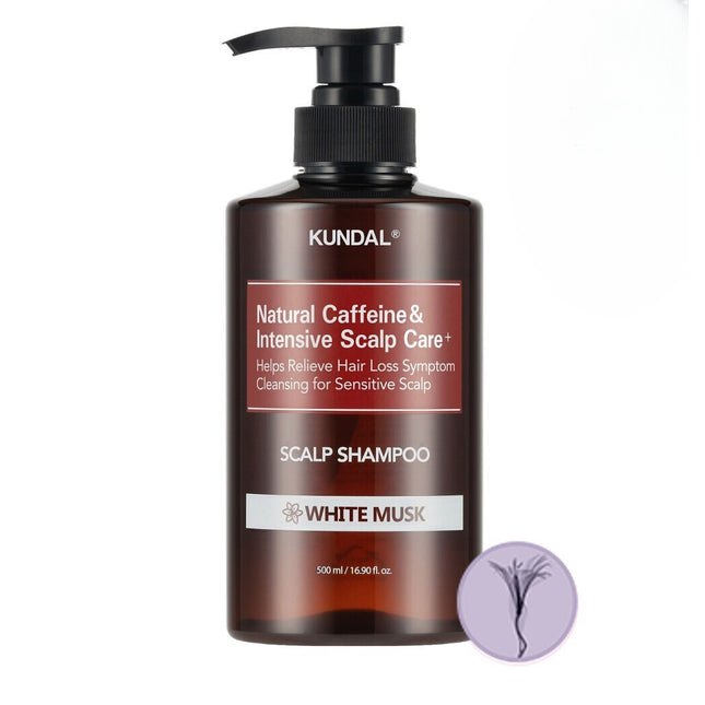 KUNDAL Natural Caffeine & Intensive Scalp Care+ Scalp Shampoo 500mL 1 out of 4 options