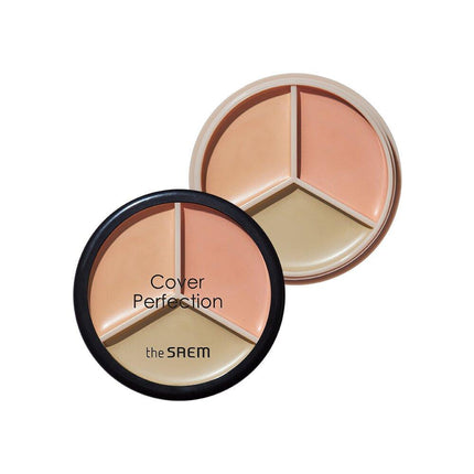 The SAEM Cover Perfection Triple Pot Concealer 4 Colors