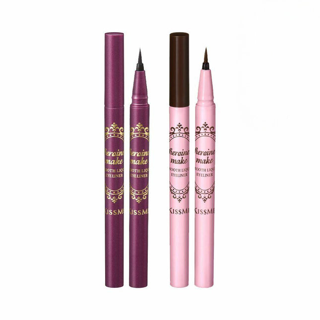 Kiss me Heroine Make Smooth Liquid Eyeliner N 1+1 Special Set