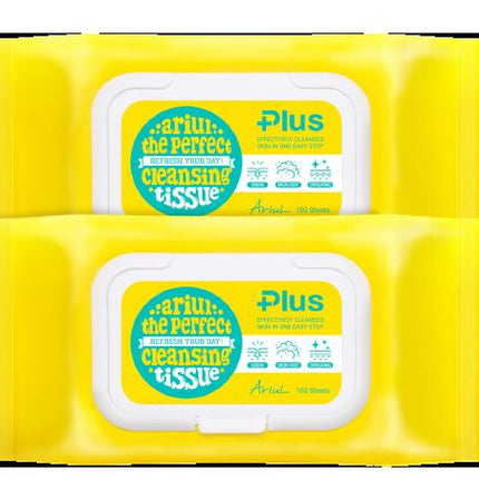 Ariul Stress Relieving Purefull Cleansing Tissue Plus 100 Sheets x 2-Pack