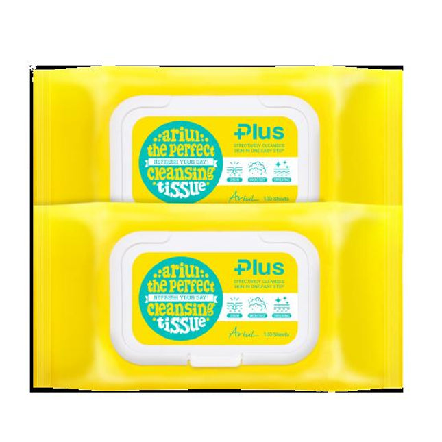 Ariul Stress Relieving Purefull Cleansing Tissue Plus 100 Sheets x 2-Pack