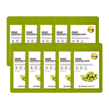 JAYJUN Olive Nutrition Mask Sheet 1 STEP 10ea