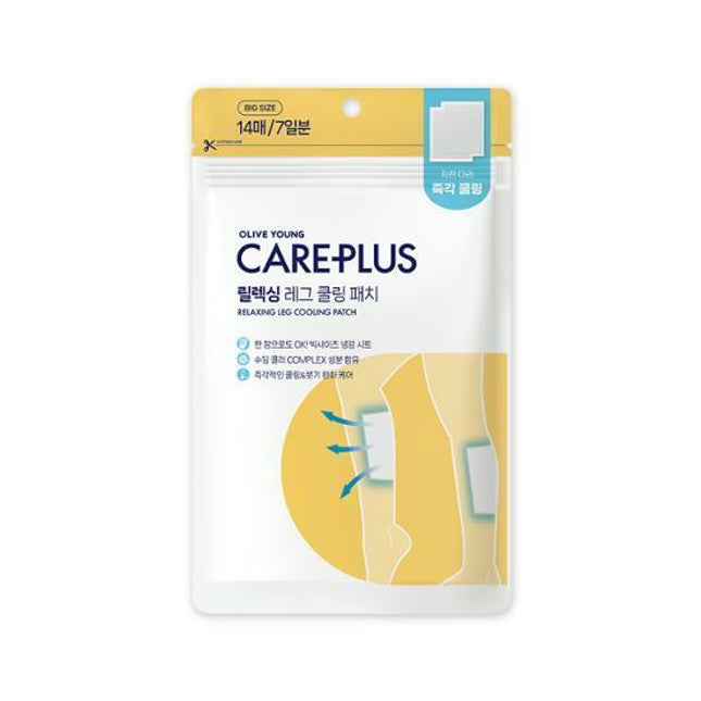 Olive Young Care Plus Relaxing Leg Cooling Patch 14P