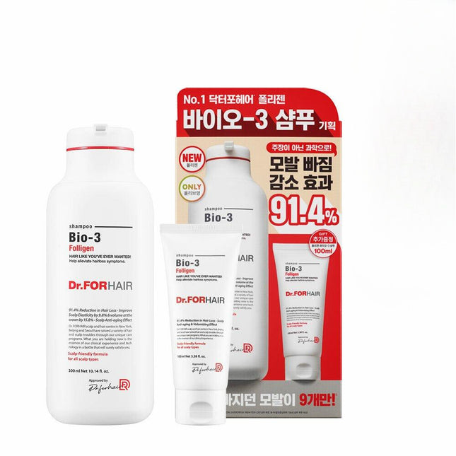 Dr.forhair Folligen Bio-3 Shampoo 300mL +100mL Special Set