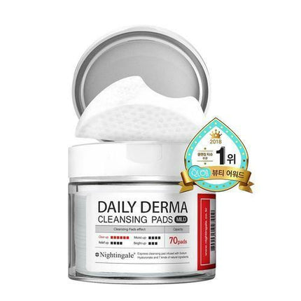 Nightingale Daily Derma Cleansing Pads Mild 70 Sheets