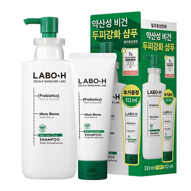 LABO-H Scalp Strengthening Shampoo Hair Loss Care 333mL (+112mL)