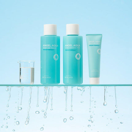 Beyond Angel Aqua Moisture Toner + Essence In Lotion Set (Vegan)