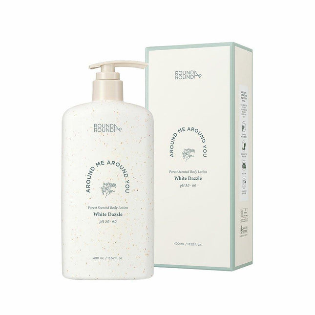 ROUND A'ROUND Forest Scented Body Lotion [White Dazzle] 400mL