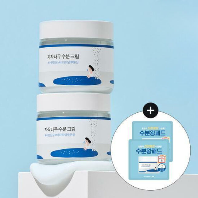 ROUND LAB Birch Juice Moisturizing Cream 80mL 1+1 Special Set