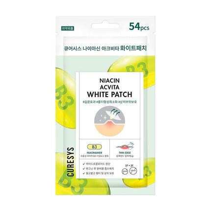 CURESYS Niacin Acvita White Patch 54pcs