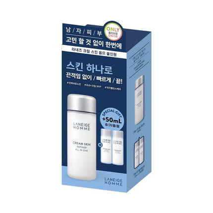 LANEIGE HOMME Cream Skin Refiner All In One 150mL Special Set (+25mL+25mL)