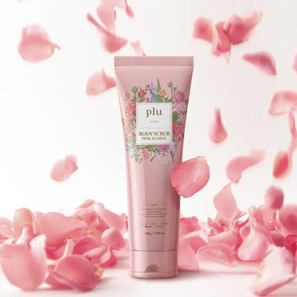 plu Body Scrub Pink Floral 200g