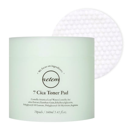 Etem 7 Cica Toner Pad 160ml, 70ea