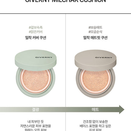 [Renewal] Giverny Milchak Cover Cushion (Original Product + Refill)