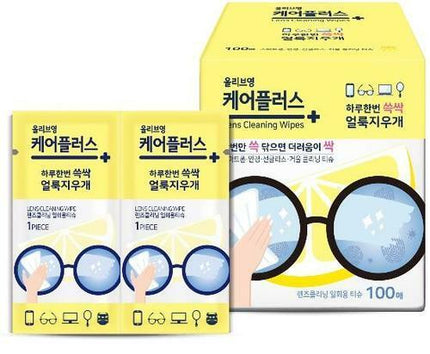 OLIVE YOUNG Careplus Lens Cleaning Wipes (100 pcs.)