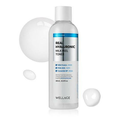 WELLAGE Real Hyaluronic Milk Peel Toner 300ml