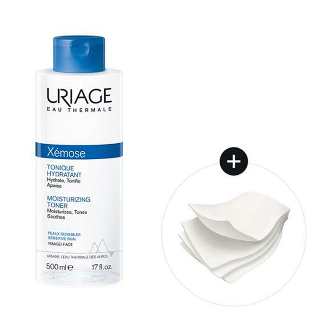 URIAGE Gemos Toner 500 ml Plan (+Toner pad 20 sheets present) - Keautiful