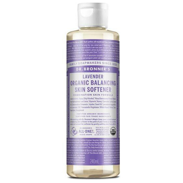 DR.BRONNER'S Lavender Balancing Skin Softener 240 ml